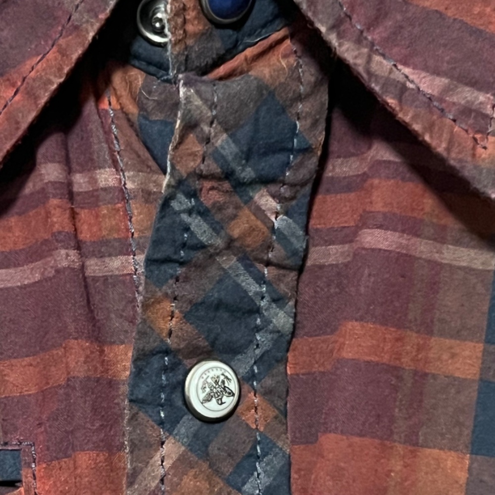 Rare Authentic Premium Affliction Button Down Emb… - image 5